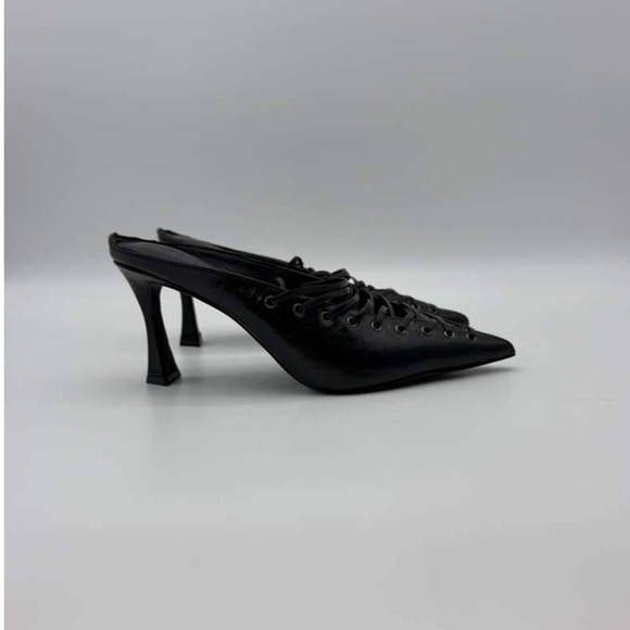 Steve Madden Lacelle Black Leather Multi-Strap Flats - Women's Size 6 - NWT - Picture 6 of 7